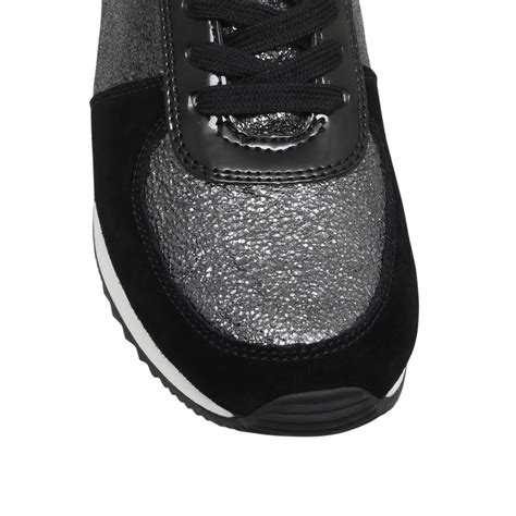 allie trainer black michael kors|michael kors mesh trainer.